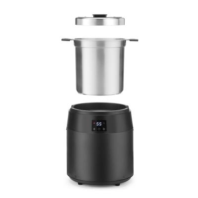 Kotlík na polévku bez vody, 10L, HENDI, 10L, Černá, 230V/450W, ⌀330x(H)398mm | 860564